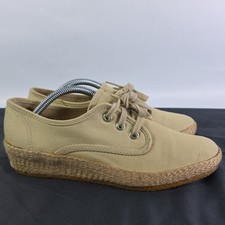 Vintage Grasshoppers By Keds Women's US Size 7.5 S Pale Yellow Gum Bottom...