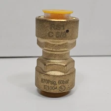 Supplying Demand SB1 3/8 Inch Quick Connect HVAC Brass Coupler Fitting