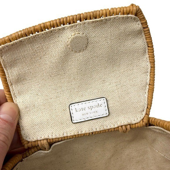 Kate Spade Rare Tiny Wicker Elephant Crossbody Bag image 6