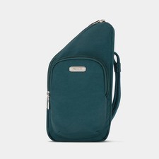 Travelon Anti-Theft Essentials Mini Asymmetric Crossbody Peacock - 43485-380, Pe