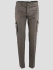 NEW KITON BROWN COTTON EA CARGO PANT US 34 - EU 50 KJY4