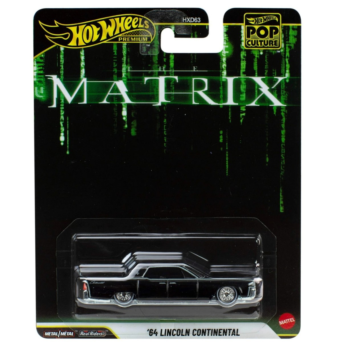 値下げ　オイルライター　HOT WHEELS Hot Wheels Premium - Pop Culture Matrix '64 Lincoln Continental