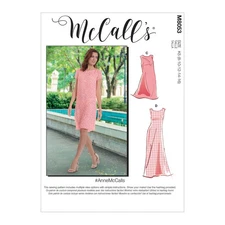 McCall's Sewing Pattern M8053 Misses Dress 4 Variations 2 Lengths Sizes 8-16 UC
