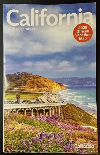 CALIFORNIA   STATE HIGHWAY MAP  2025  NEW