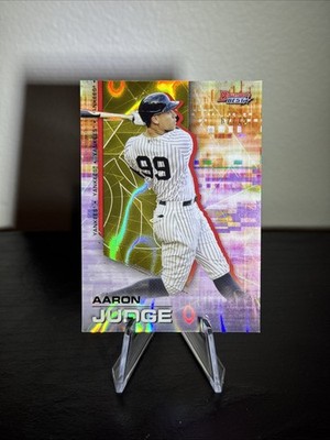 2021 Bowman's Best Aaron Judge #4 /75 Gold Refractor