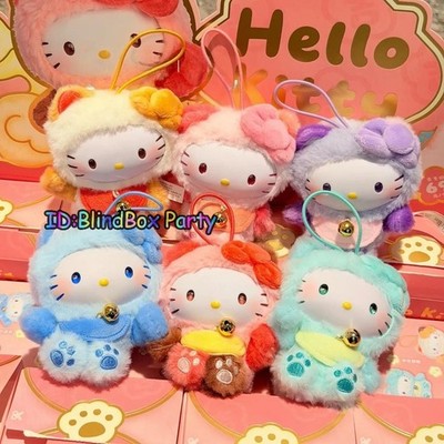 Hello Kitty Meow Meow Blessing Series Plush Confirmed Blind Box Figure Toys