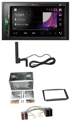 Pioneer MP3 DAB AUX 2DIN Bluetooth Autoradio für Kia Ceed 01-09 proCeed 08-11 - Bild 1 von 4