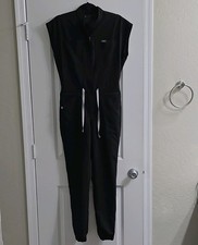 FIGS Technical Collection Black Rafaela Jumpsuit XS