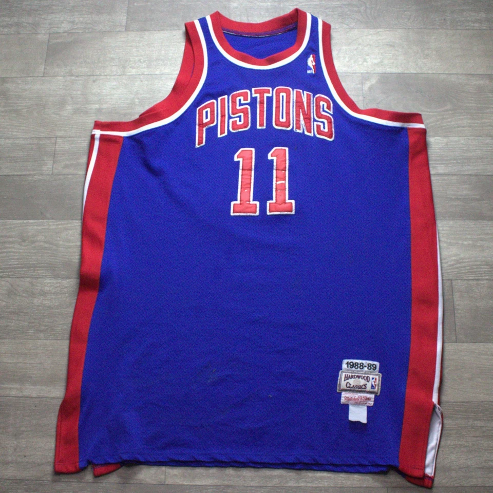 Camiseta deportiva Mitchell And Ness 1988-1989 Isiah Thomas Detroit Pistons 2XL Foto 2 de 4