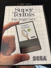 Super Tennis Sega Card SEGA Master System Game No Book