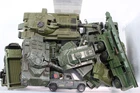 Dinky Toys Tin Bottom Military Collection Inc Tanks & Tank Carrier Vintage
