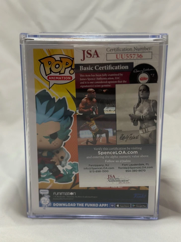 Funko Pop! Firmado Resplandor en la Oscuridad #1008 Infinito Deku con Eri Foto 4 de 4