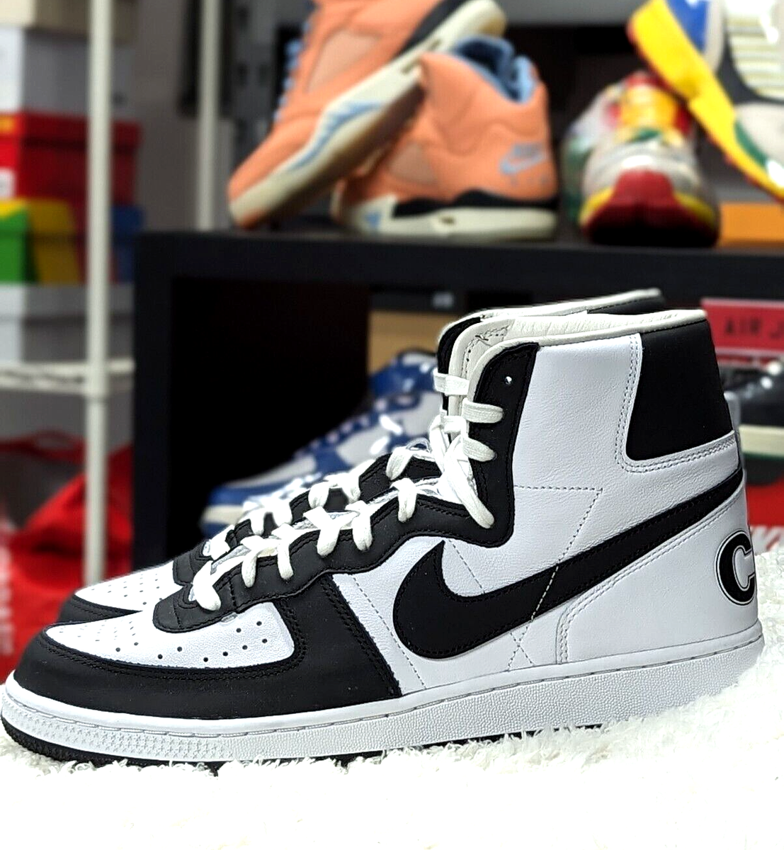 NIKE Comme des Garcons Terminator High SP Black/White Panda Size