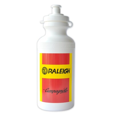 TI Raleigh Plastic Water Bottle Vintage Style Steel Bicycle Joop