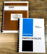 International D239 DT239 Diesel Engine Service Parts Manual Set Workshop Book