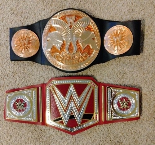 Réplica de cinturones de campeones de lucha libre WWE 2010 Campos en parejas y 2014 | eBay