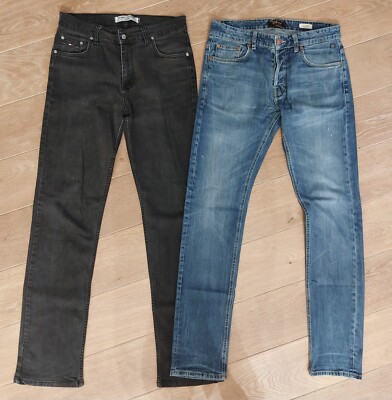 LTB Jeans Hose blau Gr W33 L 34 + Jeans Hose in schwarz Gr. 33