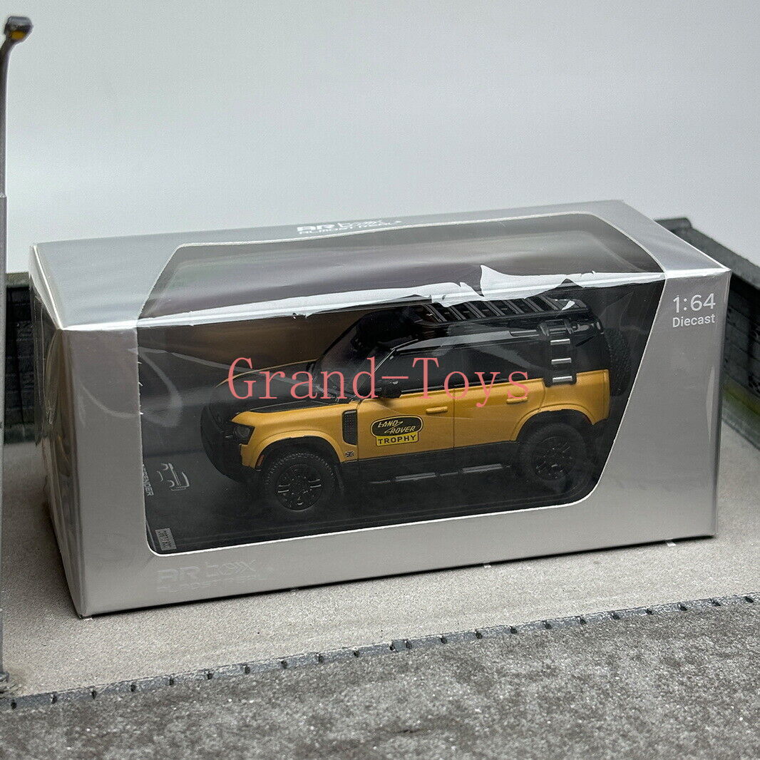 ARbox 1/64 Scale Land Rover Defender 110 Black/Yellow 2023 Diecast