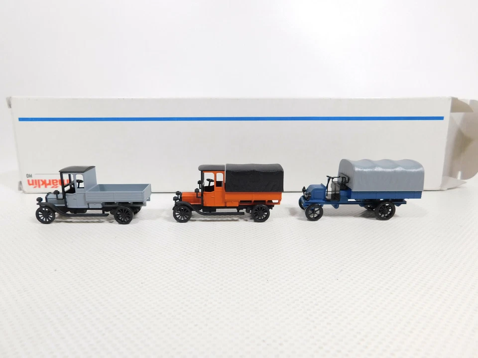 Märklin MHI H0 1:87 1899 Set Oldtimer Lieferwagen, Mint + Box #CO435-0,5 - Immagine 2 di 4