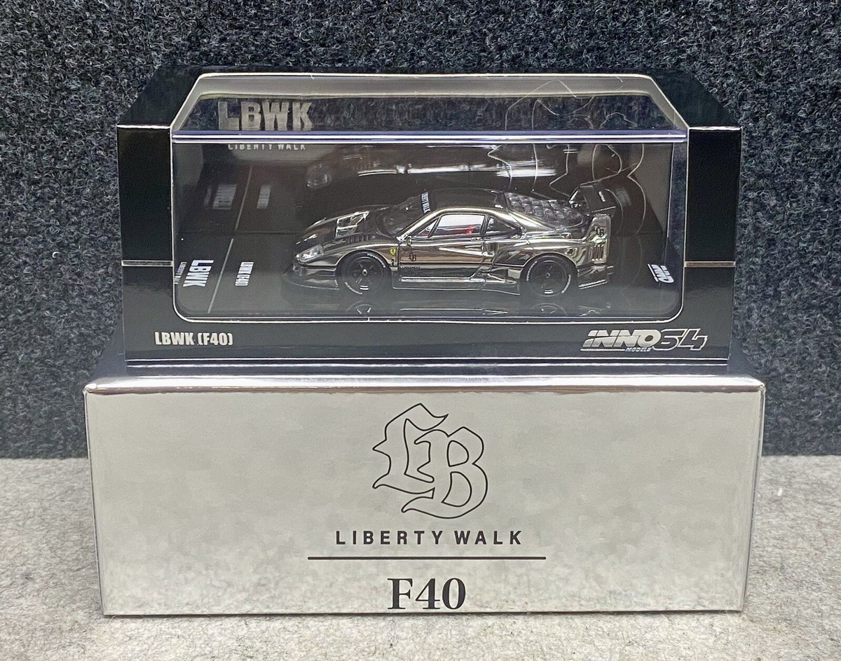 Inno64 LBWK F40 Chrome HEC 2024 Event Exclusive Set 1/64