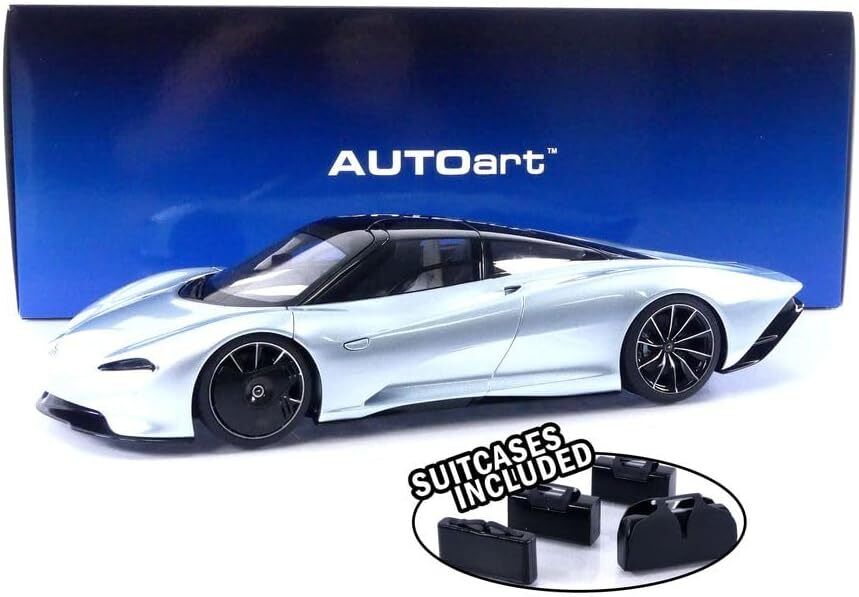 AUTOart 1/18 McLaren Speedtail Metallic Light Blue 76086 AUTOart 1/18 McLaren Speedtail Metallic Light Blue 76086