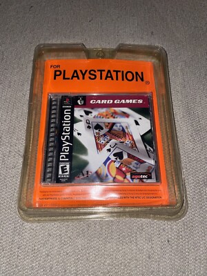 PlayStation 1 Card Games- Sealed in Blister Clamshell