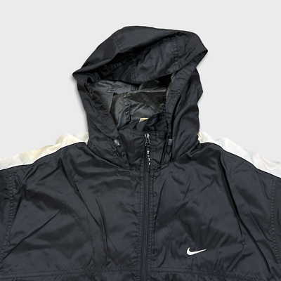 Vintage 90s Nike Jacket Mens Large Black Sportswear Swoosh Outdoor