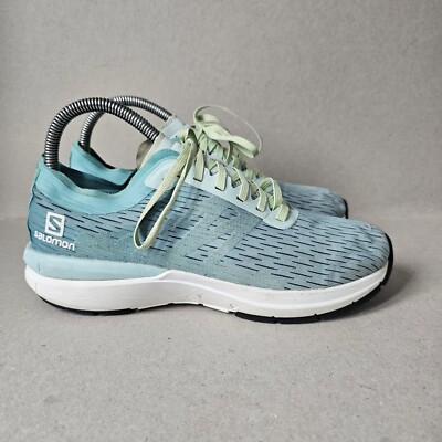 Salomon Sonic 3 Accelerate Damen Mesh Grün Running Yoga Sneaker UK5 EU38