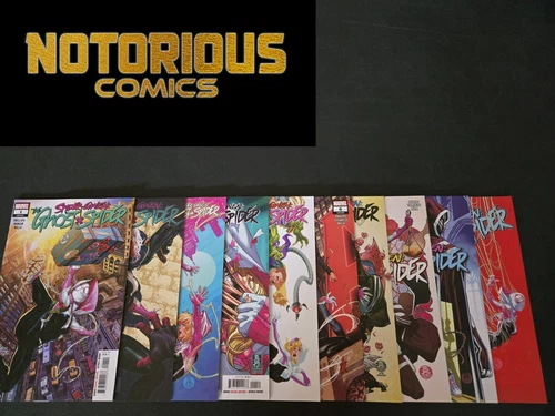Spider-Gwen Ghost Spider 1 2 3 4 5 6 7 8 9 10 Complete Comic Lot Run Set Marvel