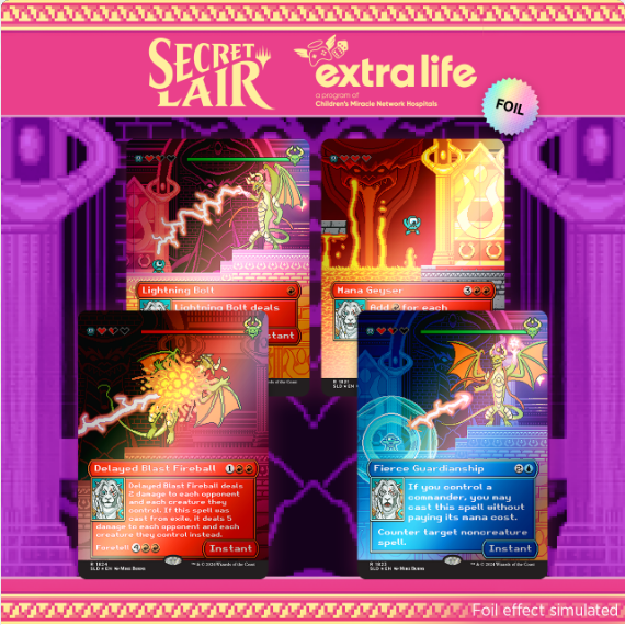 マジック：ザ・ギャザリング MTG Pixel Perfect | Extra Life 2024 Foil Secret Lair x Extra Life 2024: Pixel Perfect - Foil - Sealed