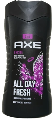 Axe Excite All Day Fresh 3in1 Dusche 250ml Flasche 1er Pack - Bild 1 von 3