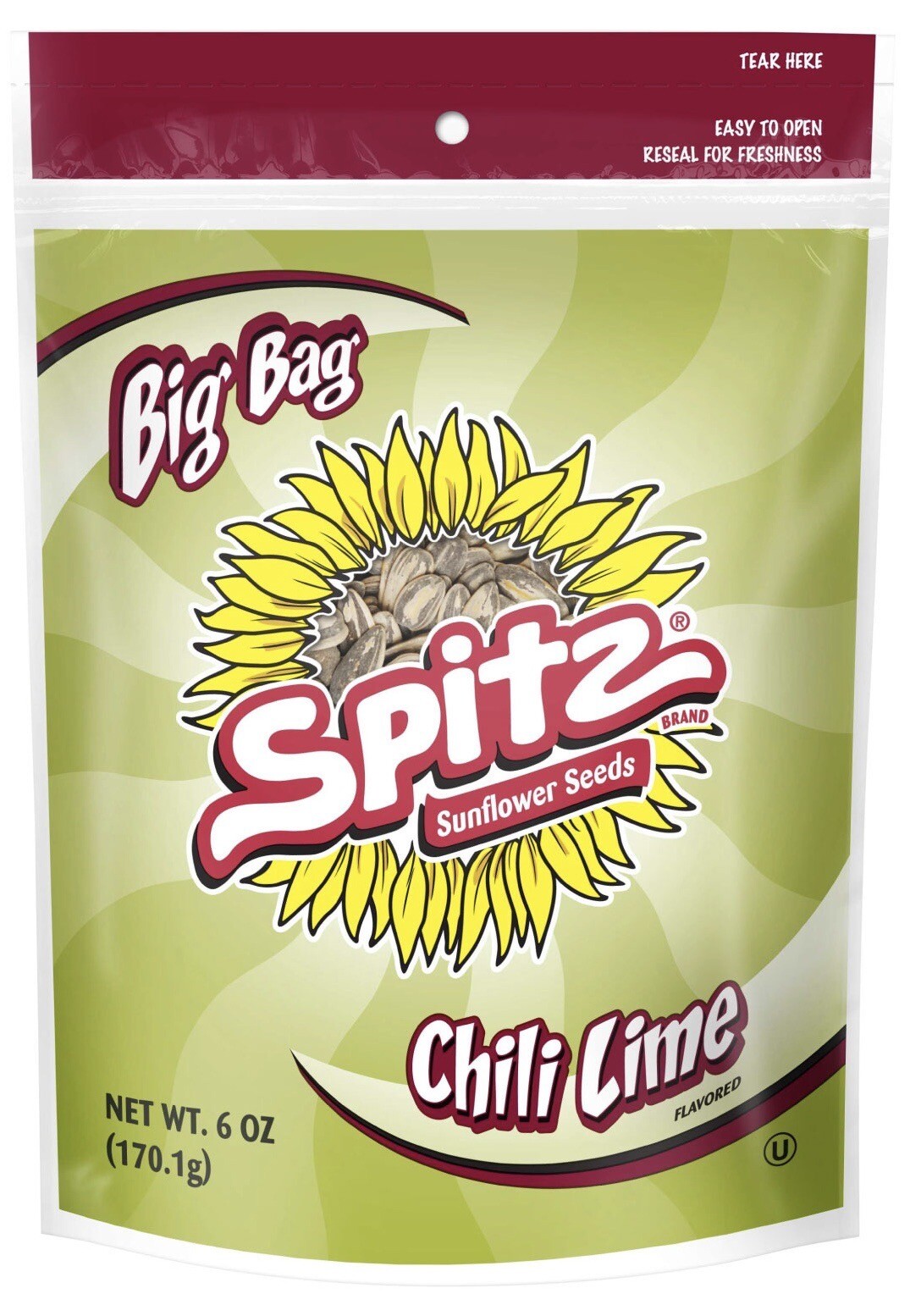 Spitz Chili Lime Sunflower Seeds 6.0 oz. Bag FREE SHIPPING TO 48 STATES