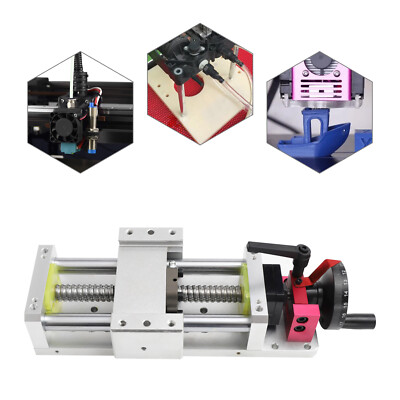 100mm Ballscrew 1605 Double Optical Axis Linear Rail Guide Linear Stage Actuator