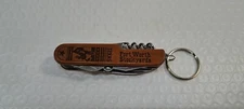 Wood Handle "fort Worth Stockyards" Utility Knife--Personalized "Leo"-Free S&H