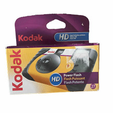 Kodak Single Use Power Flash HD 35mm Disposable Camera 27 exposure EXPIRED 9/22