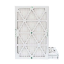 Glasfloss ZL 14x25x1 MERV 10 Pleated AC Furnace Air Filters. Quantity 4.