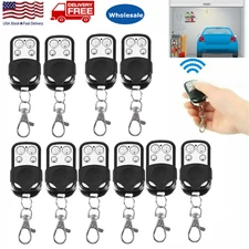 433mhz Remote Control 4 Button Electric Gate Garage Door Key Fob Cloner Lot US