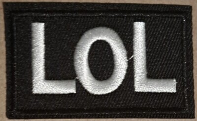 LOL embroidered Iron on patch