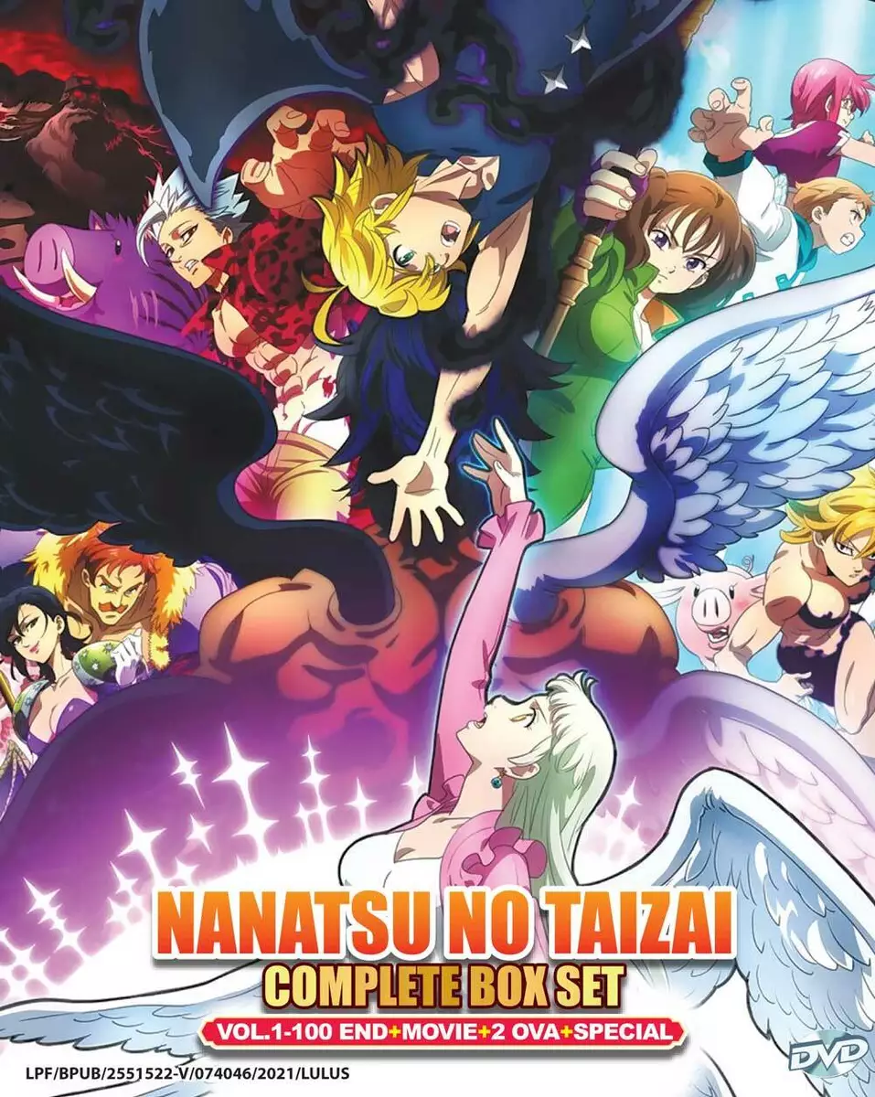 Nanatsu No Taizai The Seven Deadly Sins Season 1-5 + Movie + 2OVA +SP - Eng  Dub