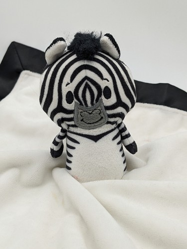 HALLMARK Itty Bittys Noah's Ark ZEBRA Baby Lovey Security Blanket Plush Soother - Picture 4 of 4