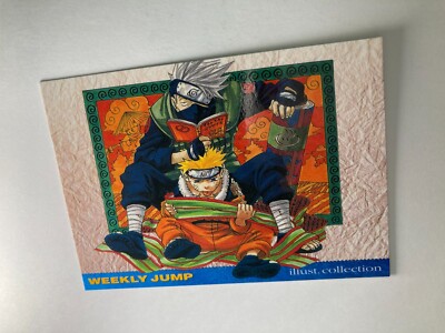 NARUTO Weekly Shonen Jump 2001 illust Collection Card Japanese