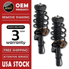 Pair Front Shock Strut Assys w/ Electric for 2013-19 Cadillac XTS 3.6L 84677093