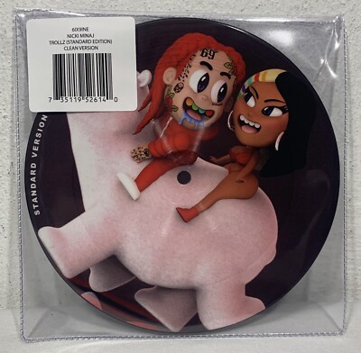 DKZ 9to6 ナイントゥーシックス NINETOSIX 封入 ラキドロ 6ix9ine & Nicki Minaj TROLLZ - Standard Vinyl Clean Version 7