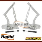 <!--F#f_0-->Aeroflow AF64-4108S - Billet Bonnet Hinge Kit - LC-LJ Torana - Silver<!--F/-->