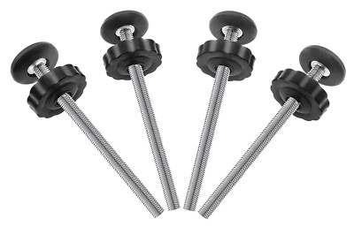 4 Pack 8MM Baby Gate Threaded Spindle Rod, Hardware Parts Kit for Pet & Dog Pres