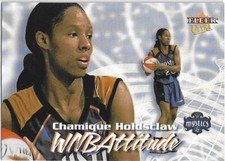 CHAMIQUE HOLDSCLAW 2000 Fleer Ultra WNBAttitude card #8WA Washington Mystics NM
