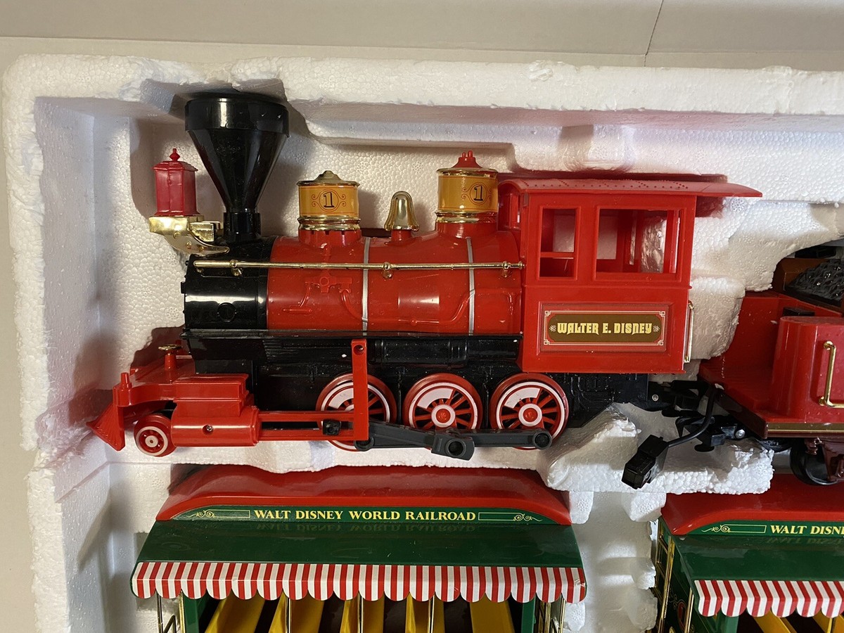 Disney Parks Railroad Train Set Playset Exclusive Authentic Lights