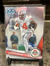 2023 Bowman Chrome University Julian Fleming Ohio State Buckeyes #109