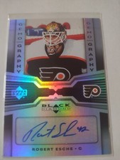 2005-06 Upper Deck UD Black Diamond Gemography Robert Esche Autograph Auto
