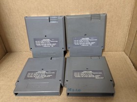 4 Baseball Games Nintendo NES Lot Tested Bases Loaded II, Major League MLB+